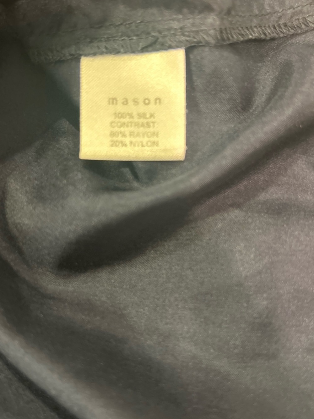 Mason Navy Ruffle Racerback Camisole - Picture 4 of 4